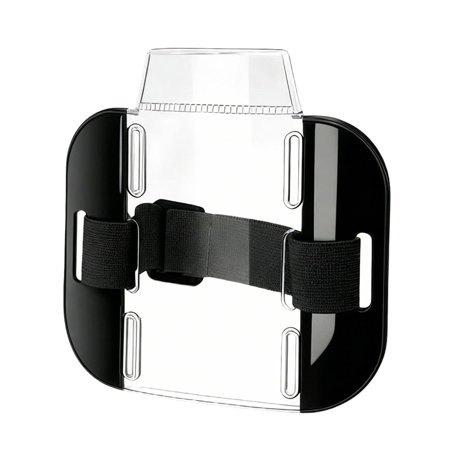 Armband Zur Aufbewahrung Von Ausweisen Transparente Aufbewahrungshülle | Ticket Armband Mit Verstellbarem Elastikband Und Schnalle Für Frauen Männer Skifahren Bergsteigen Outdoor Schwarz