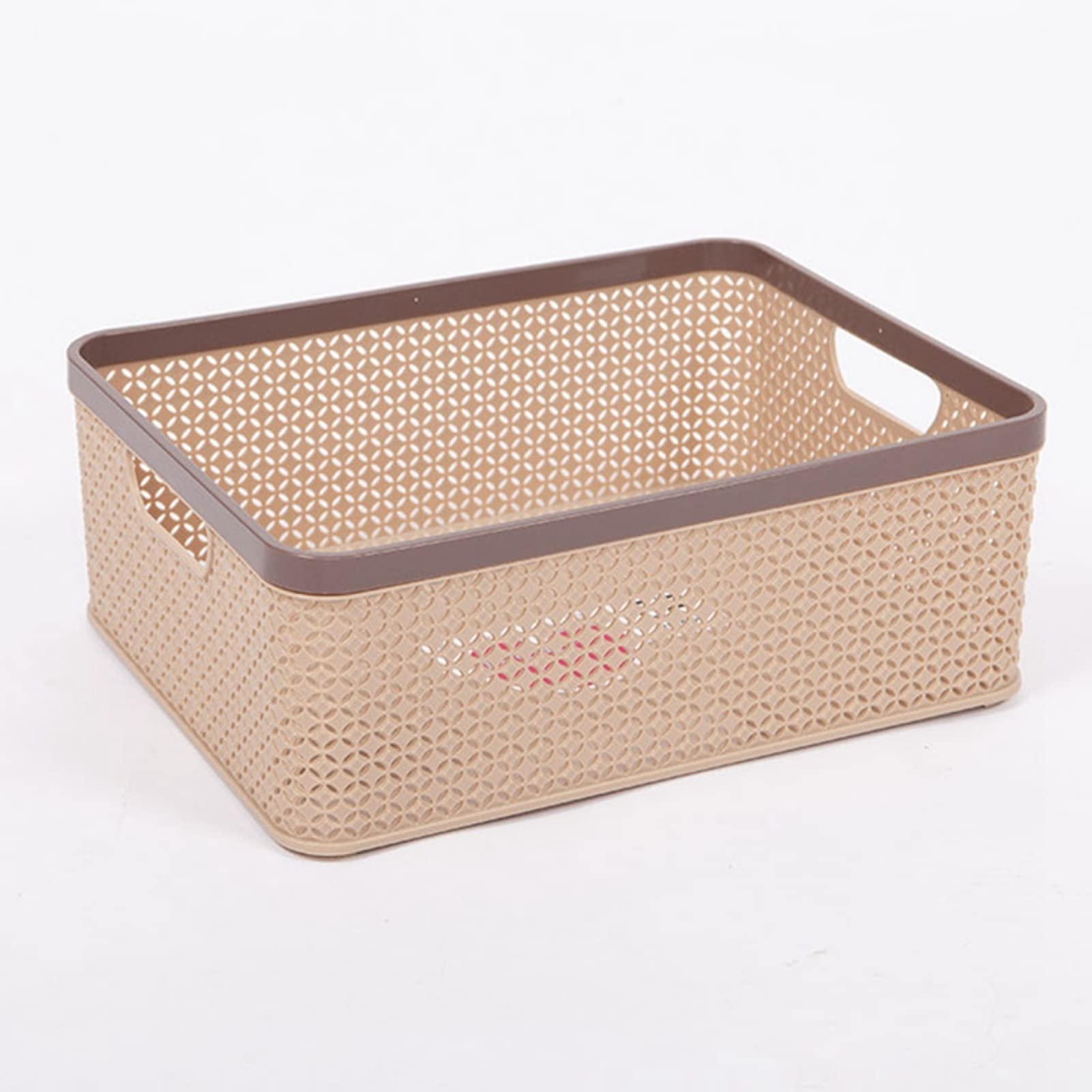 Amazon.co.jp: 収納バスケット 収納かご 収納ボックス A4 カラー編み