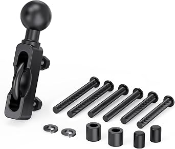 TUSITA Motorcycle Mount Brake Clutch Reservoir Handlebar Ball Base B Size 1"