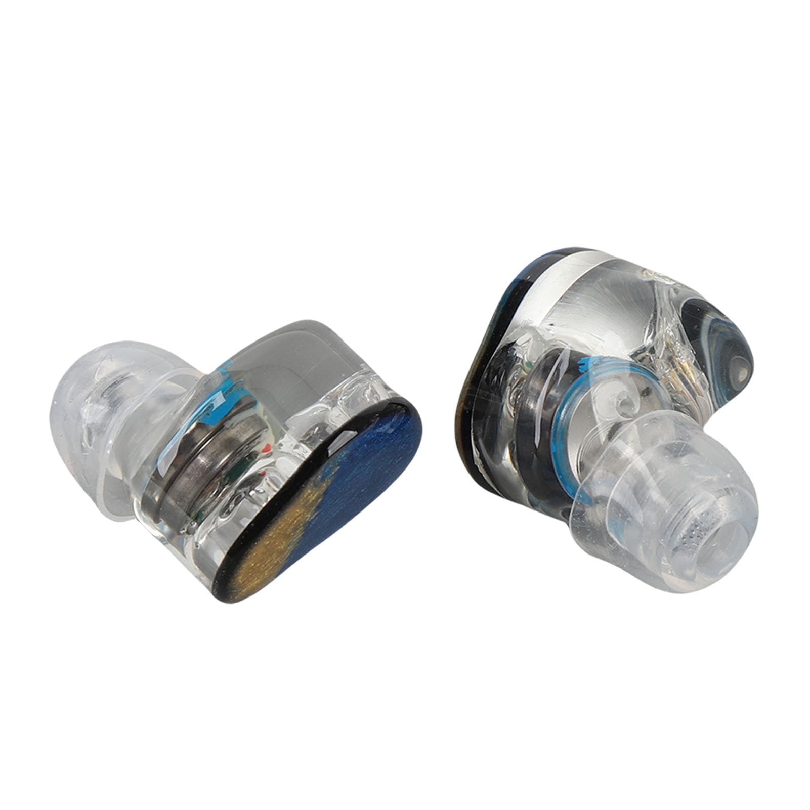 Słuchawki Douszne z Monitorem, Słuchawki Stereo HiFi IEM dla Muzyków-śpiewaków, Przewodowe Douszne z redukcją Szumów i Odłączanym Kablem, Monitory z żywicy ze zbalansowaną armaturą na scenę