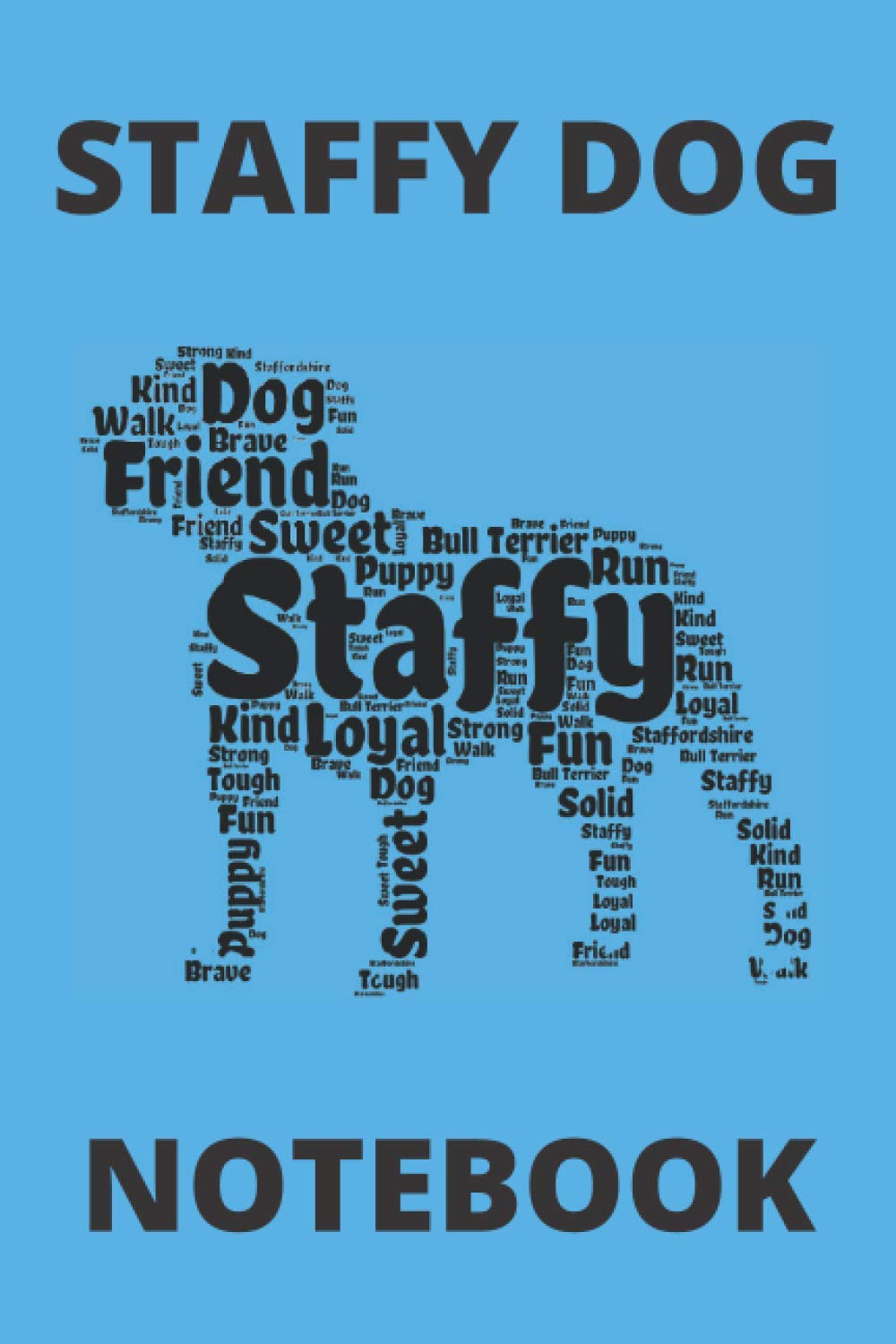 Staffy Dog Notebook