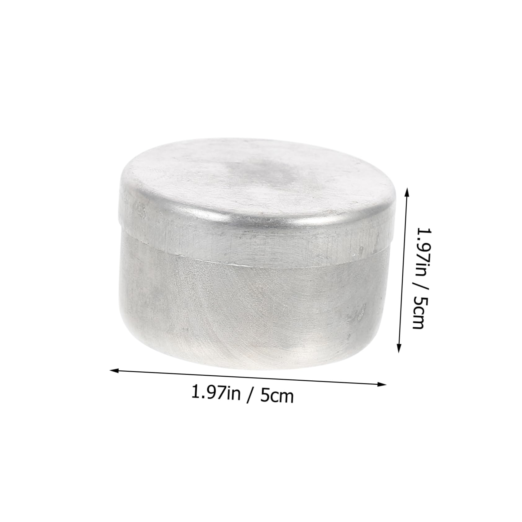 BELLIFFY 3pcs Box Aluminum Box Soil Box Aluminum Weighing Lab Dish Sampling Weighing Jar Aluminum Weighing Can Cutlery Tray Labs Weighing Can Labs Weighing Holder Utensil Tray Silver