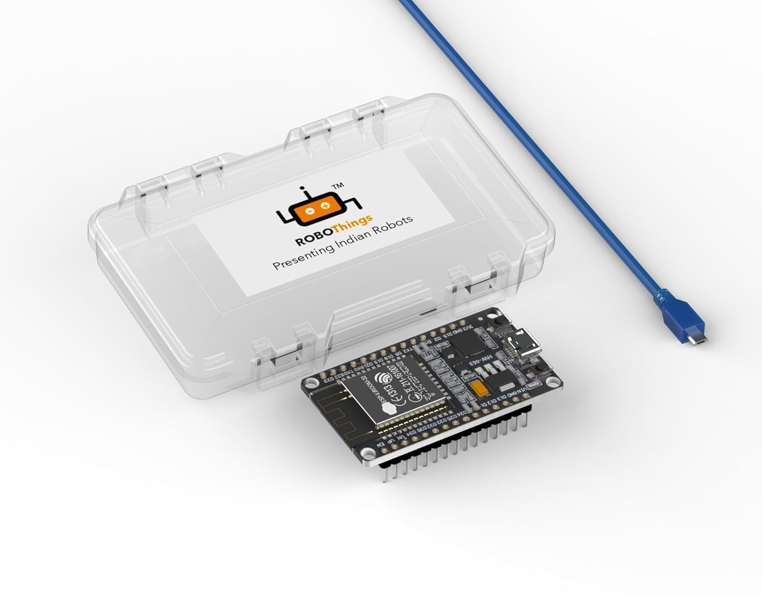 RoboThings ESP32 WROOM ESP32 ESP-32S Development Board 2.4GHz Dual-Mode WiFi + Bluetooth Dual Cores