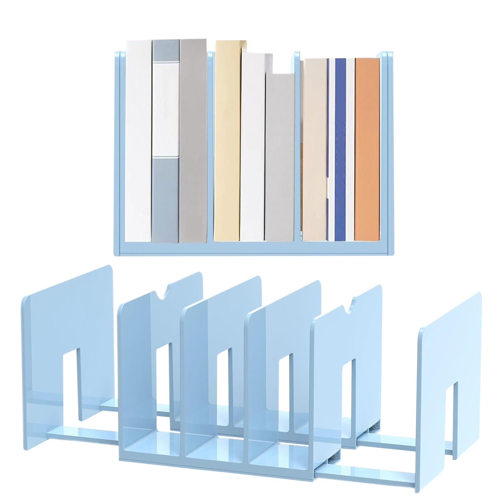 Cartella retrattile a 5 sezioni per scrivania, classificatore di documenti per ufficio, scuola, università, casa e appartamento, soluzione di archiviazione desktop efficiente per studenti