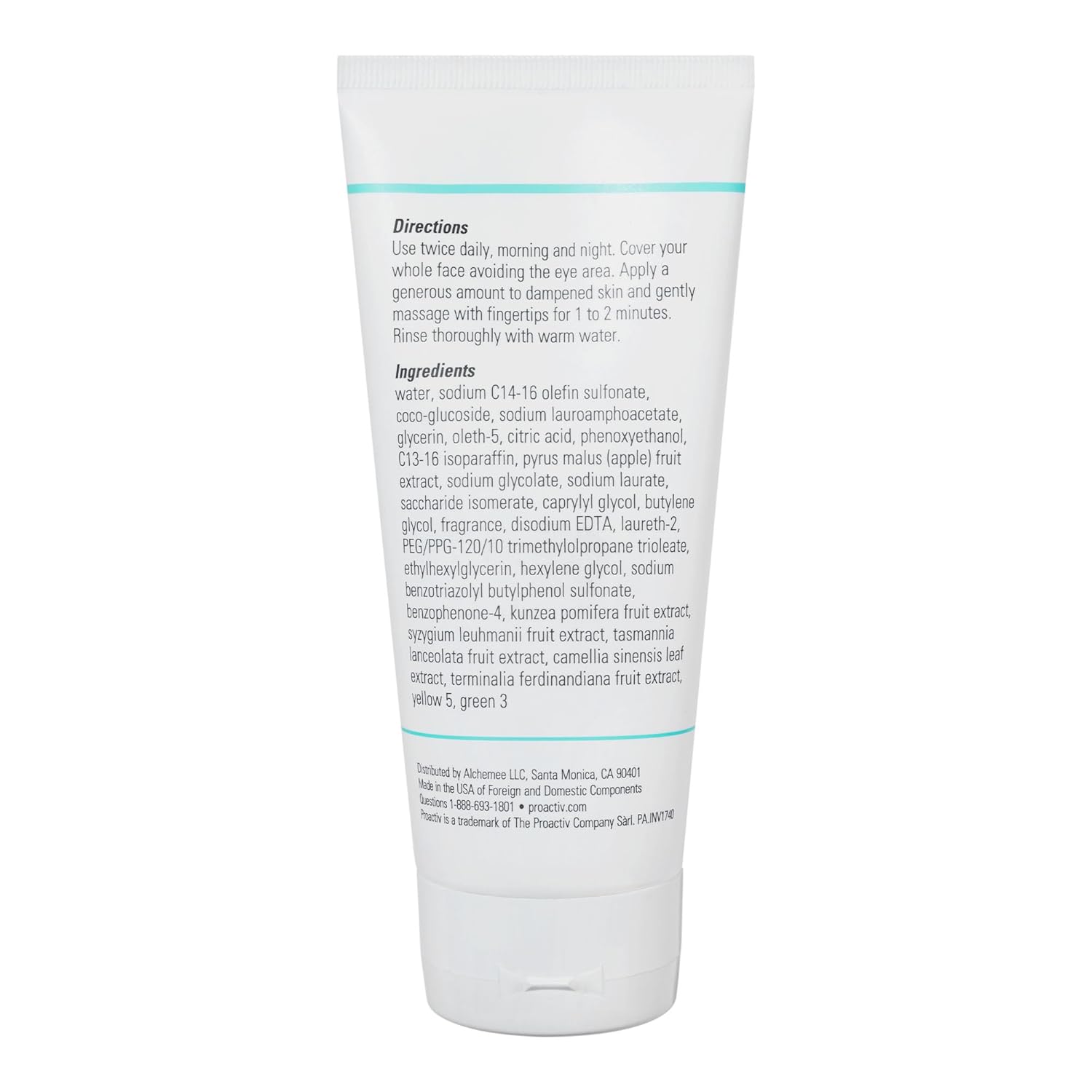 Proactiv Daily Foaming Cleanser for Acne-Prone Skin, Oil & Makeup Remover, Brightening Face Wash, Paraben-Free, Targets Post-Acne Dark Marks, 6 Fl Oz