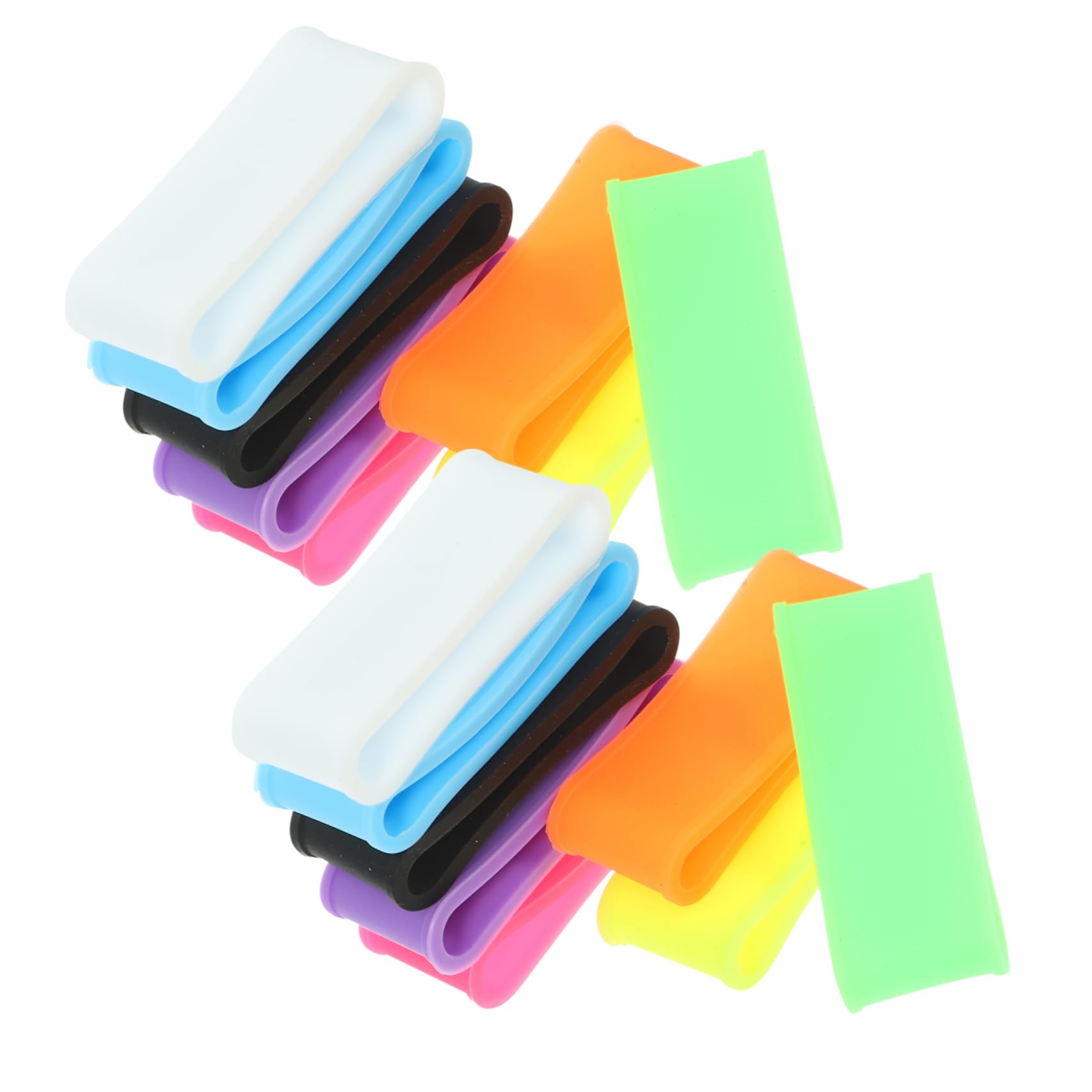 SUPVOX Bande Elastiche Fascia Elastica Impugnatura per Mazza da Cricket Impugnature per Racchette Antiscivolo Palline Tennis Anelli di Presa per Racchette da Esterno