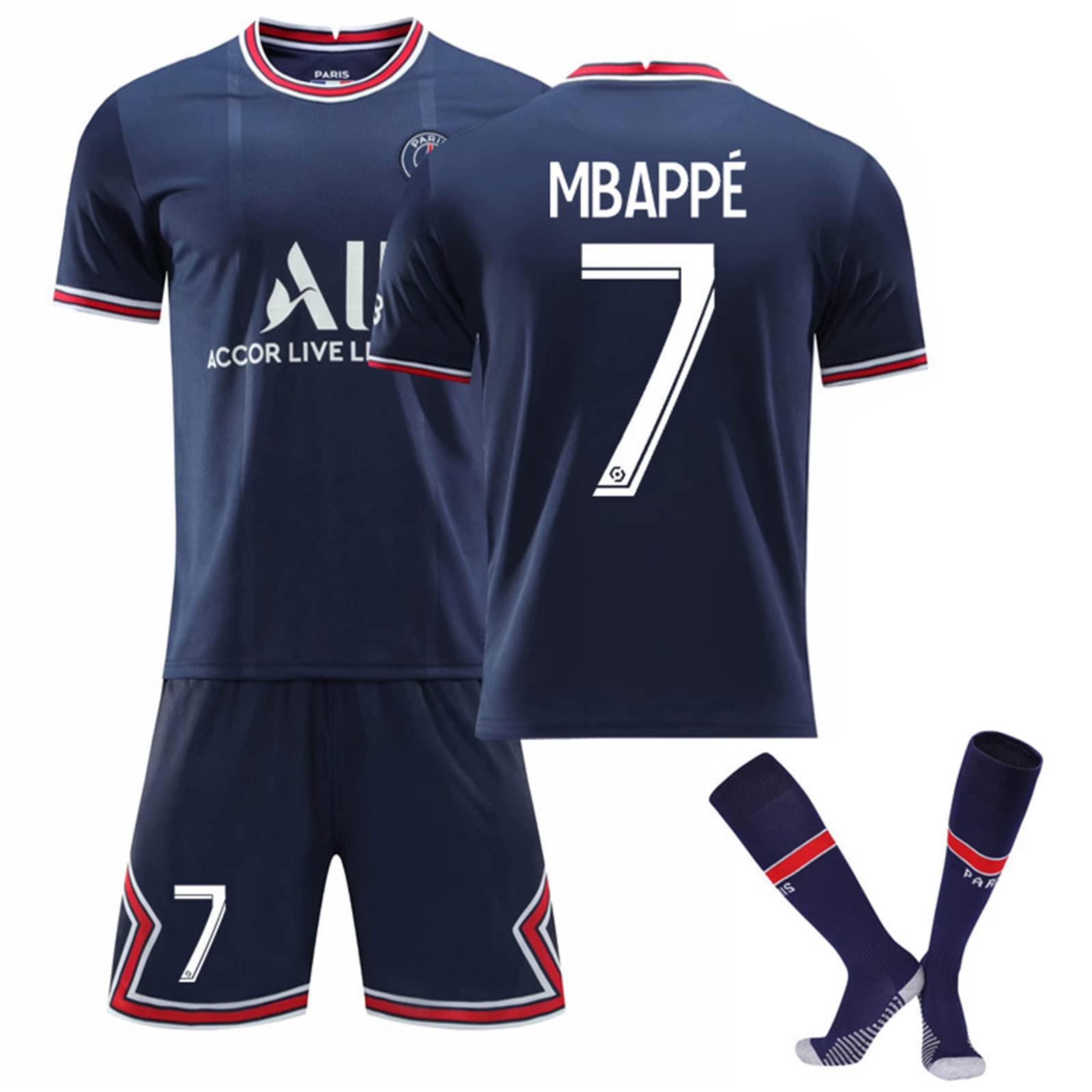 VUCATINKids Football Jersey Soccer Jersey, Messi 30 Kids Football Kit for Boys Children Football Short-sleeved Shirts, Boys Sportswear Girls Football Training Suits Best Gifts