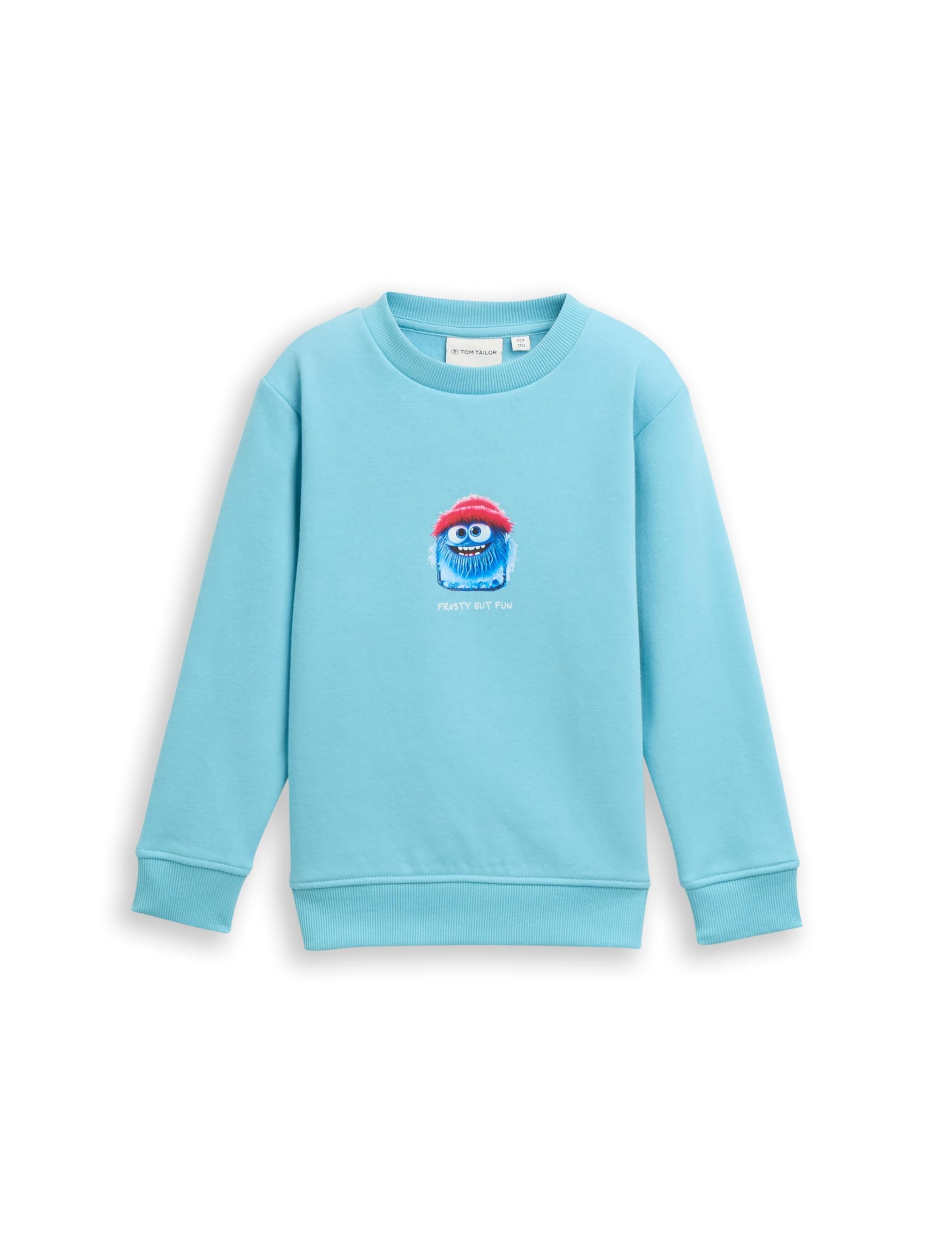 TOM TAILOR Jungen 1048533 Kinder Basic Sweatshirt mit Print (1er Pack)