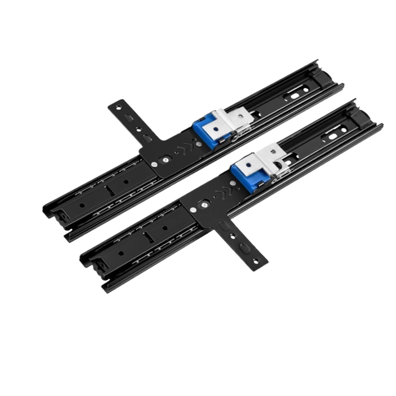 Rail de miroir garde-robe épais à trois sections push-pull et glissière rotative