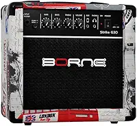 Amplificador Cubo Para Guitarra Borne Strike G30 London 15W Bivolt Automático