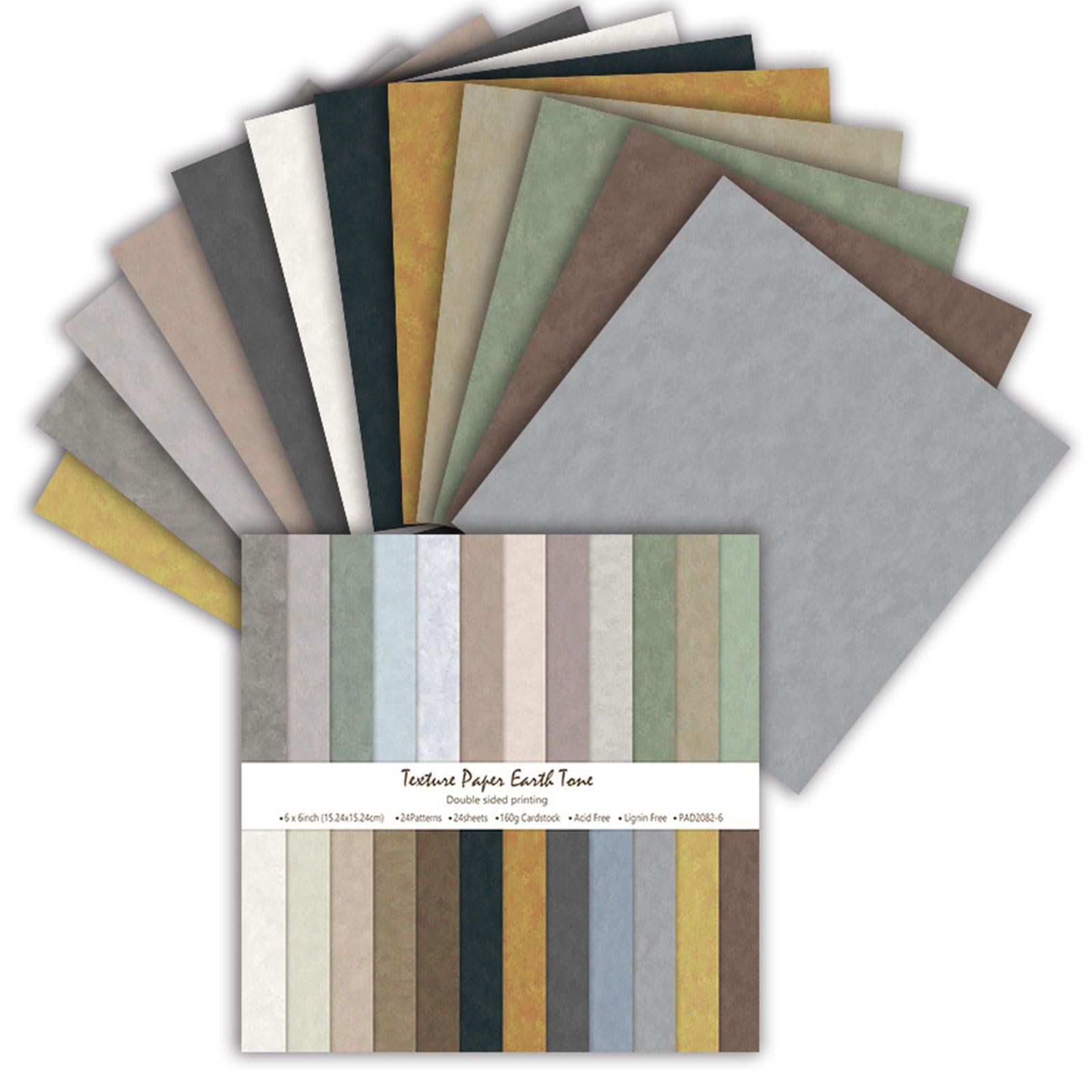 24 Blatt Scrapbook Papier, Doppelseitiges Bastelpapier 30.5