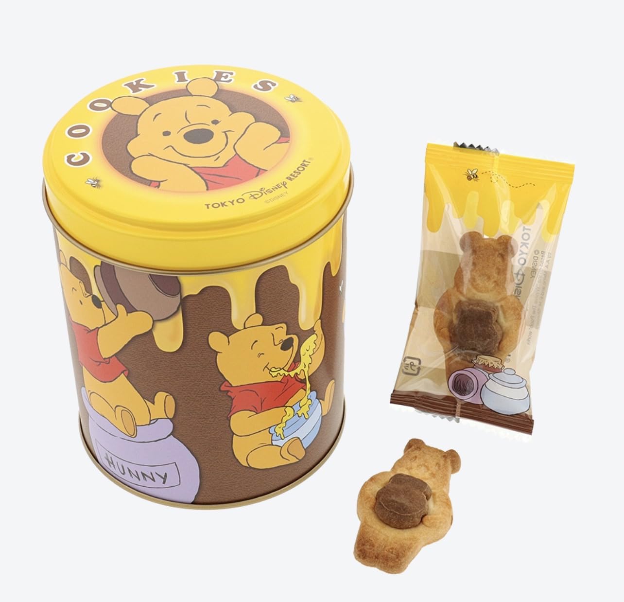 ディズニー 菓子空き缶箱 プーさん