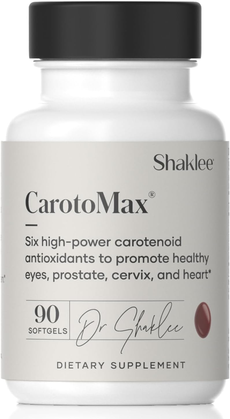 CarotoMax- Advanced Eye Health Formula w/ 6 Key Carotenoids - Supports Vision - Lutein, Zeaxanthin, Beta-Carotene, Astaxanthin - Promotes Macular Health - 90 Softgels