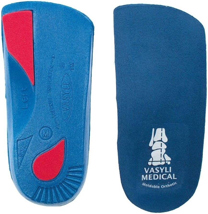 Vasyli Custom Blue 3/4 Length Orthotics (Med Men 7-8½ Women 7½-9)