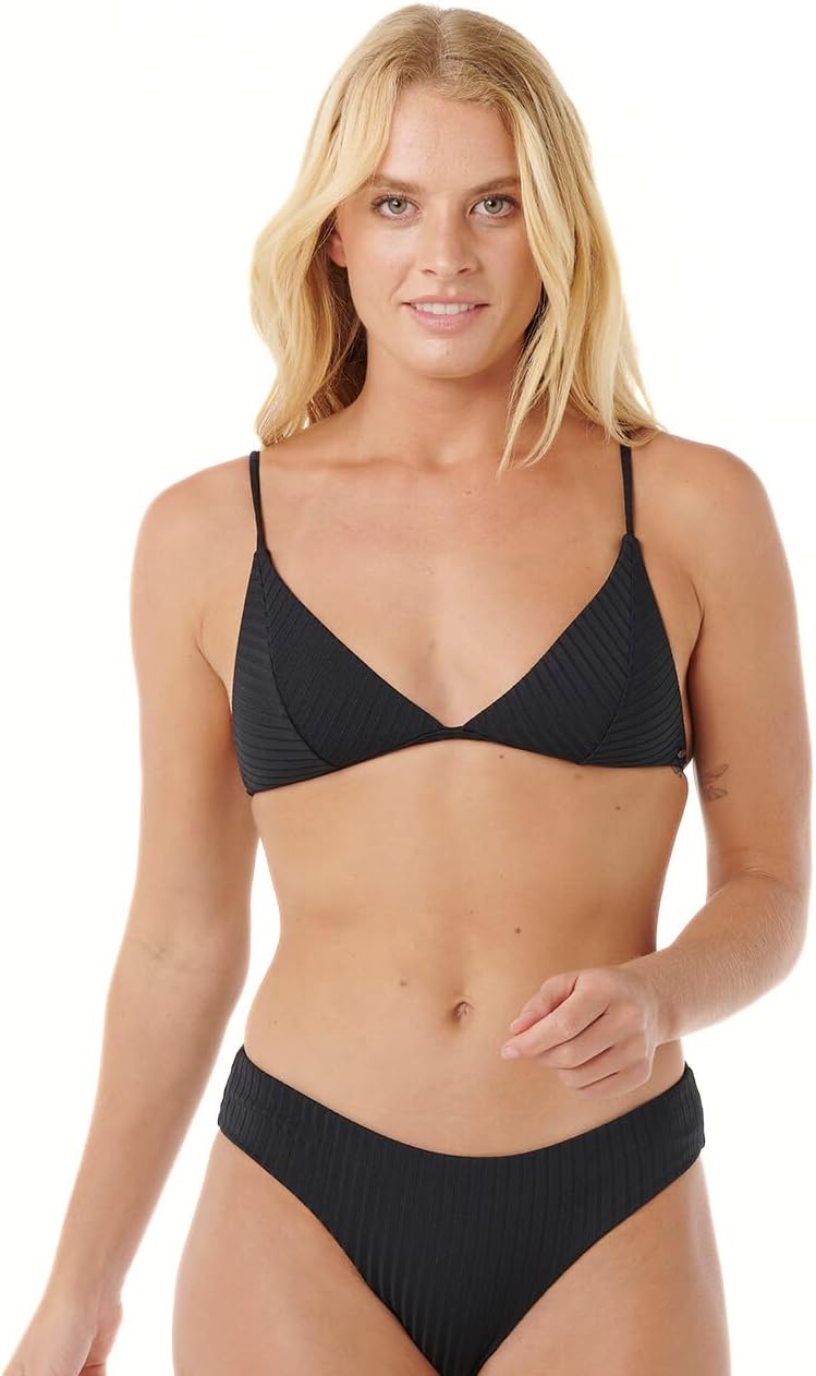 Womens Premium Surf Banded Fixed Tri Bikini Top