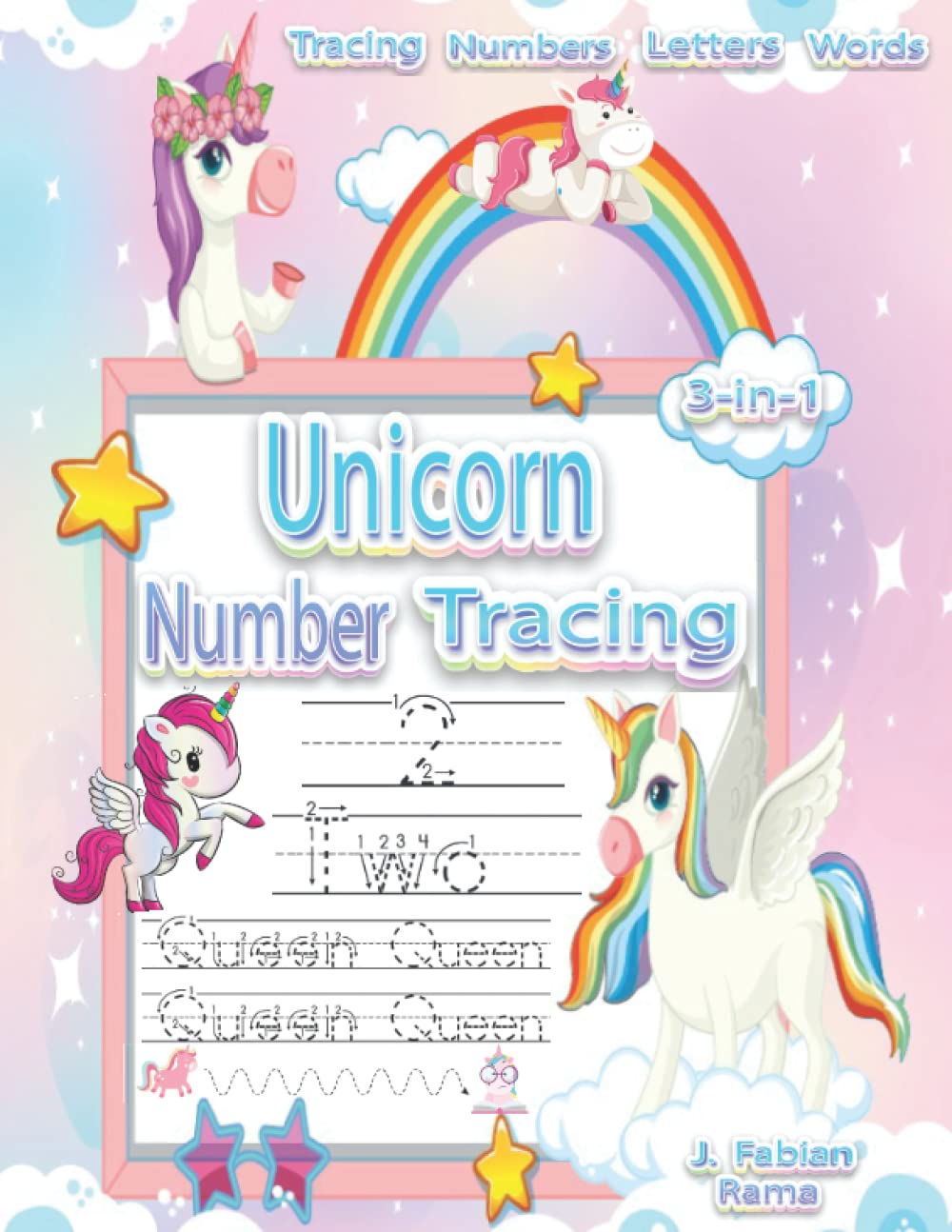 Unicorn Number Tracing: Number Practice Workbook To Learn Pen Control The Numbers From 1 to 20 For Preschoolers, Kindergarten and Homeschool. My First ... Kids. (Trace Numbers and Letters for Kids)