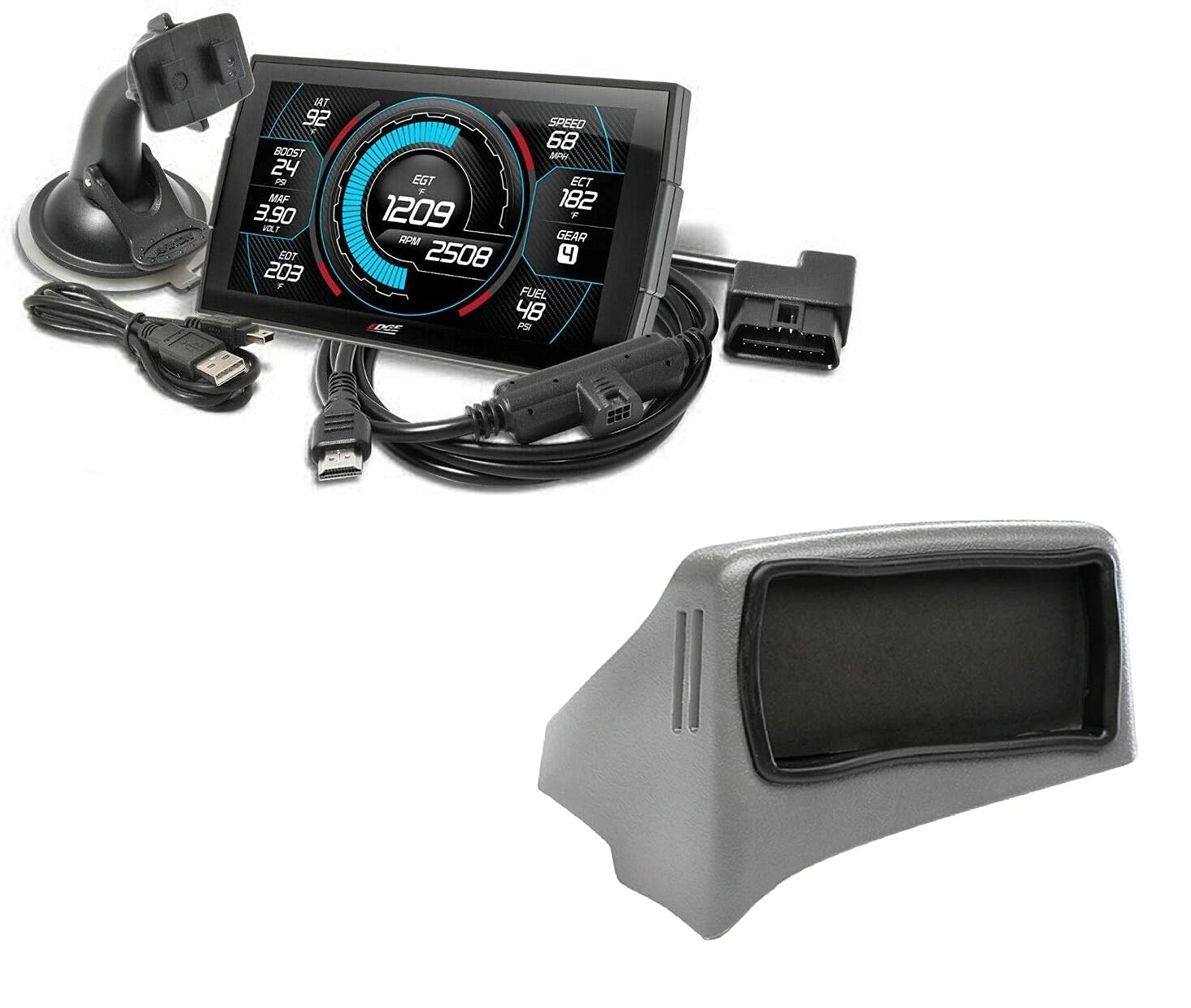 Edge Insight CTS3 Touch Screen Gauge Monitor 841303 & Dash