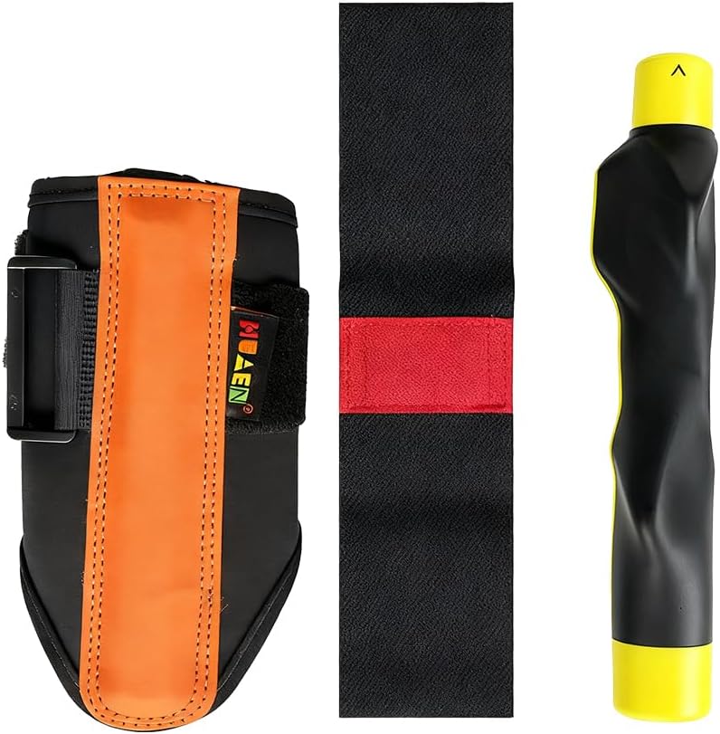 Golf Beginner Swing Fix 3-Piece Set - Wrist Corrector, Hand Grip Trainer & Arm Alignment Strap for New Golfers, Good Gift