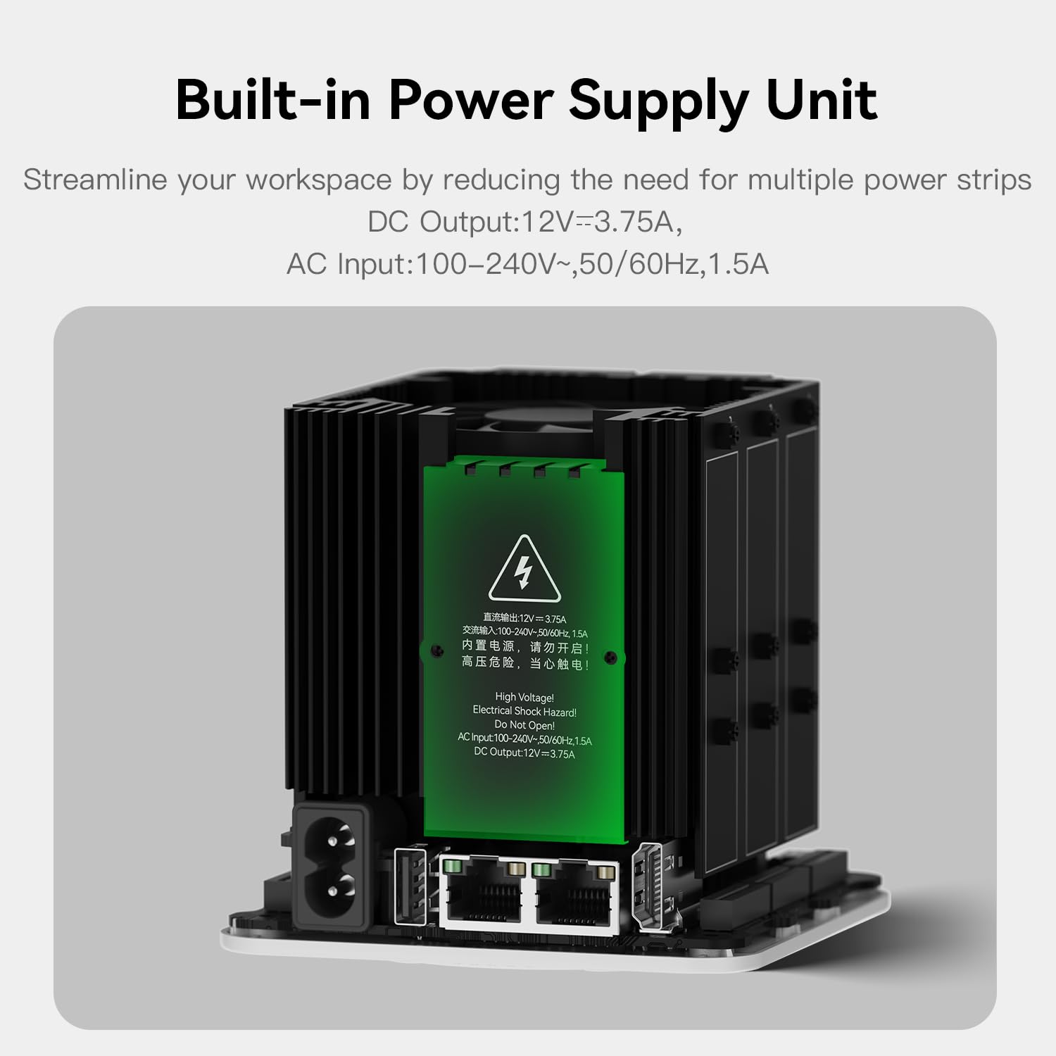 Beelink ME Mini PC, Intel N150 hasta 3.6GHz, 16GB LPDDR5, SSD M.2 de 1 TB, 6 Ranuras M.2 NVMe, Dual LAN 2.5G, HDMI, WiFi 6, BT 5.2, USB-C/Compact NAS/Office
