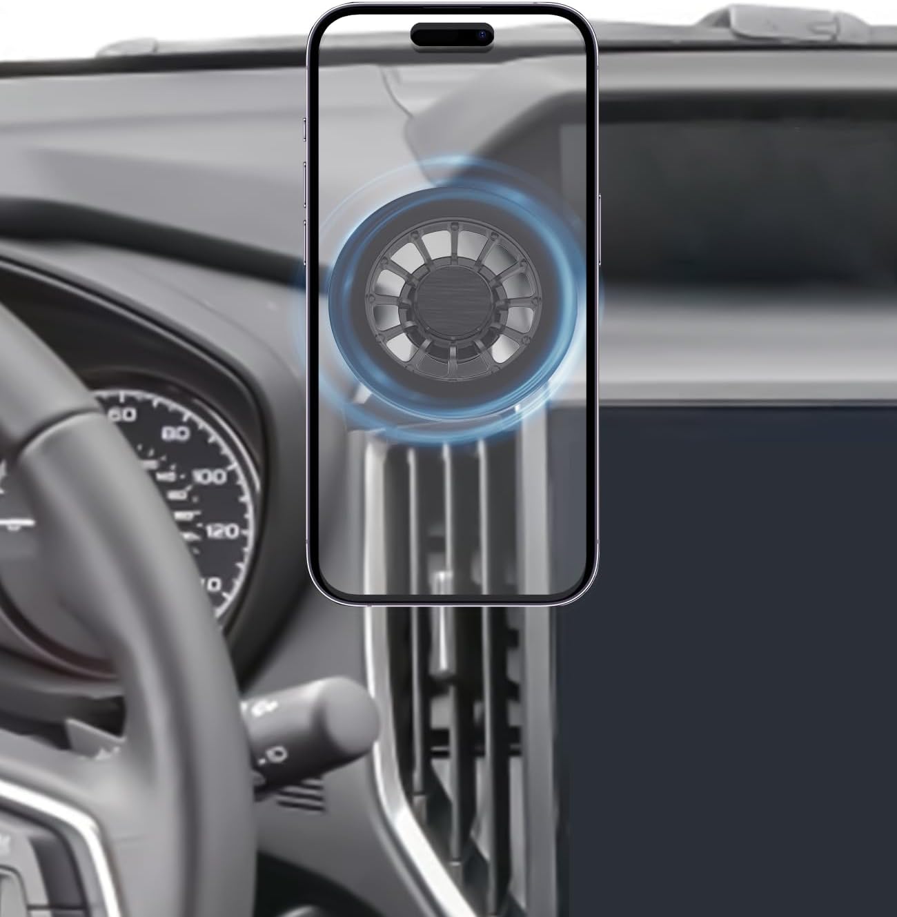 KUCOK Subaru Forester Phone Mount for MagSafe, Exclusive Fit for Subaru Forester