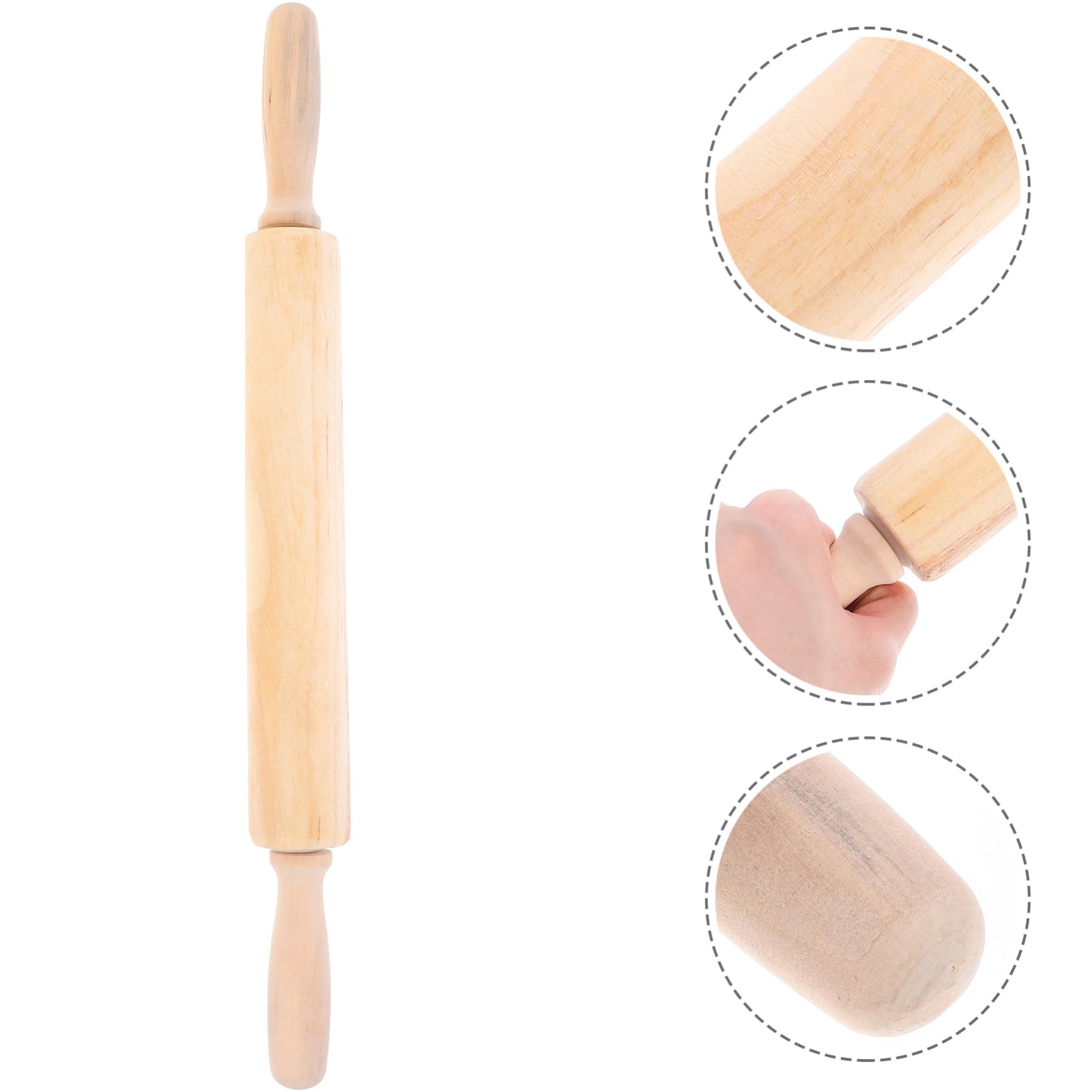 Ciieeo 3 Piezas Rodillo Herramienta Varilla De Cocina Varilla Rodante Palos Rodantes Palo De Cocina Suministros Para Hornear Palitos Para Amasar De Madera Pasta Pizza