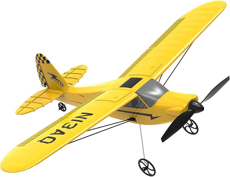 VOLANTEXRC Sport Cub S2 - 3 Csatornás RC Repülő 6-Tengelyes Giroszkóppal - PNP Verzió Kezdőknek, Sárga