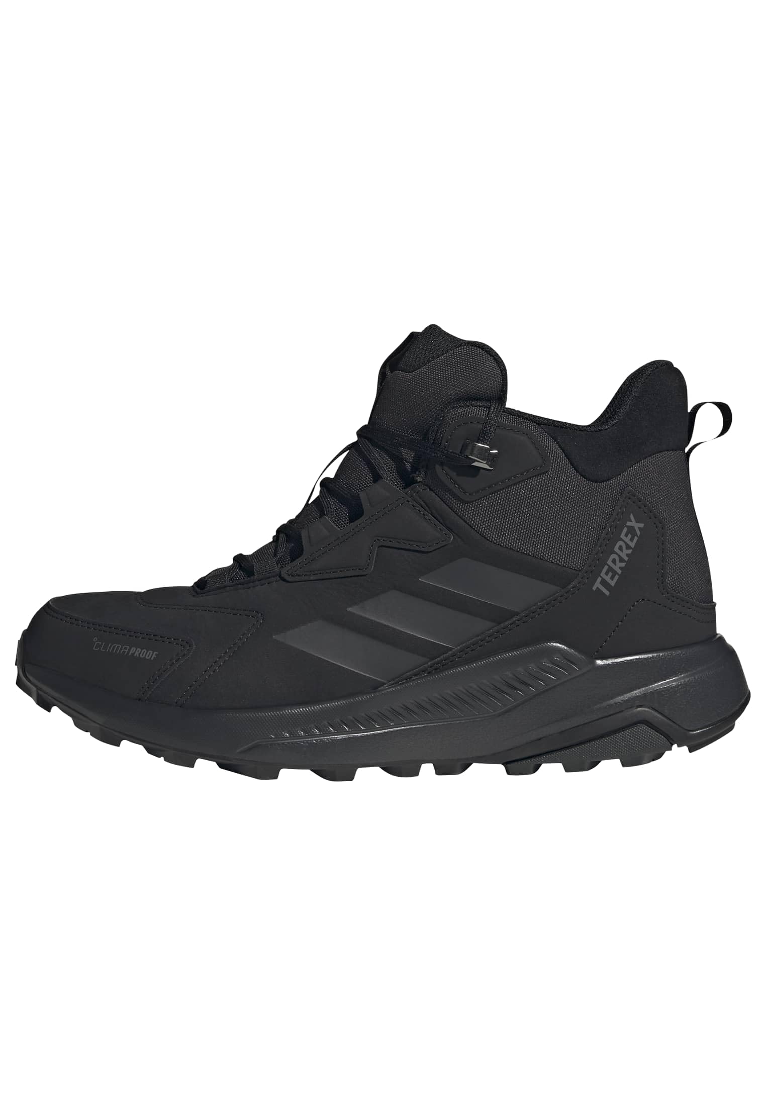 adidas Men's Terrex Anylander Leather Mid Climaproof Hiking Shoes, core Black/Carbon/Grey Four, 10 UK