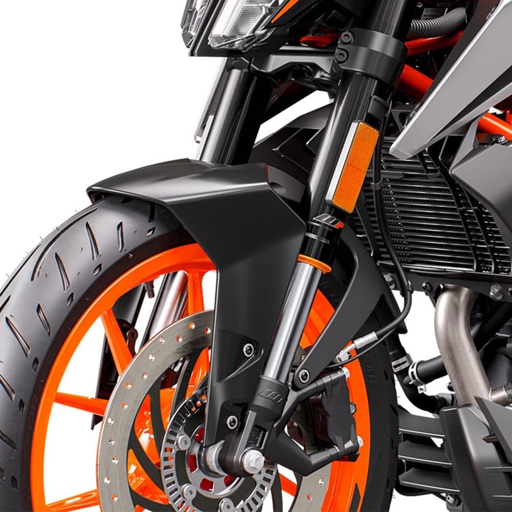 Koło przedłużenie błotnika Przednie koło Hugger błotnik błoto Splash Fairing straż pasuje do K/TM Duke 125 250 390 Duke390 2017 2018 2019 2020 2021 2022 Błotnik zmodyfikowana(Black)