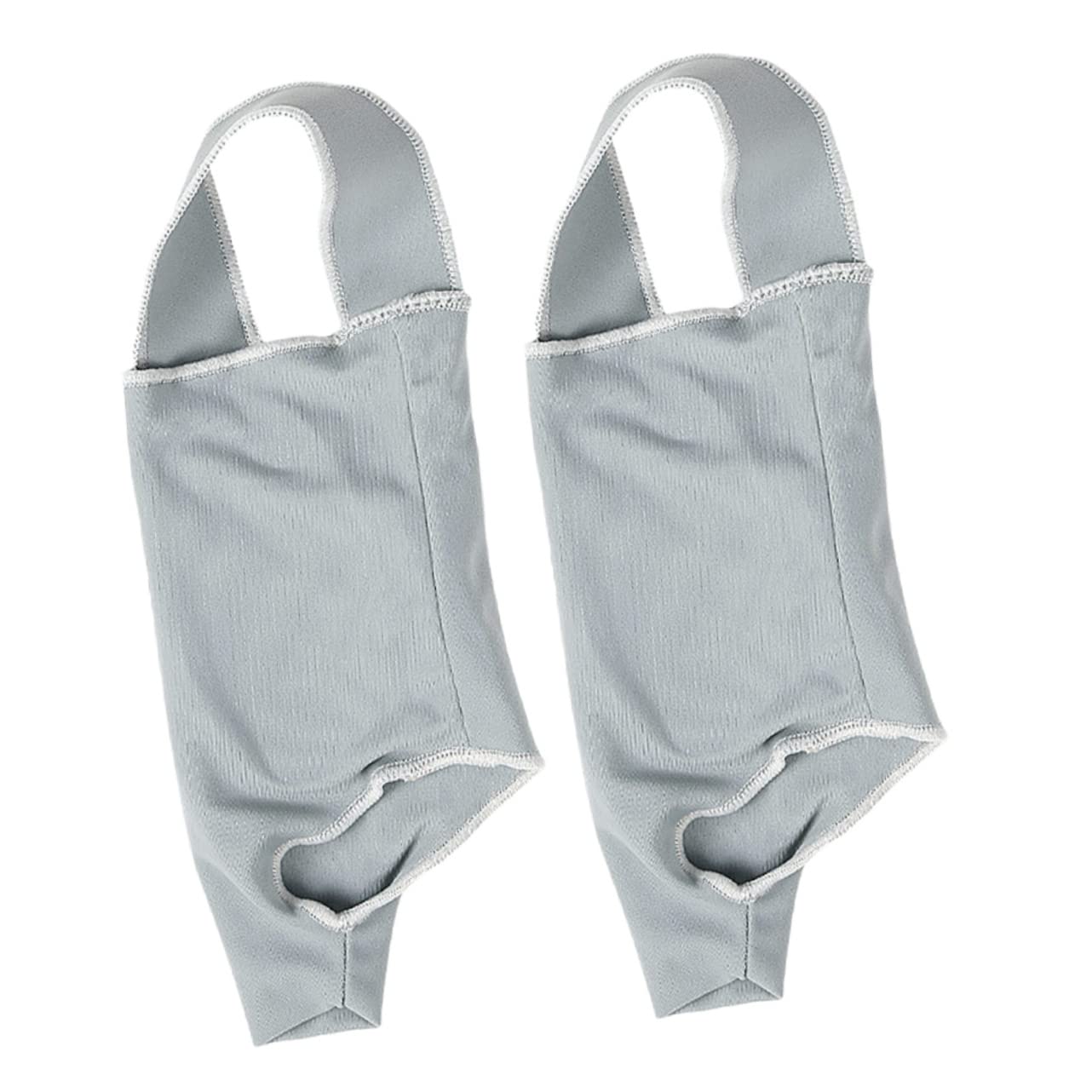 KOMBIUDA 1 Pair Foot Protector Toe Straightener Brace Hallux Splint Big Straightener Foot Covers Elastic Foot Sleeve Big Toe Day Night Support Hallux Sleeves Spacers Gasket Shim Grey Sebs