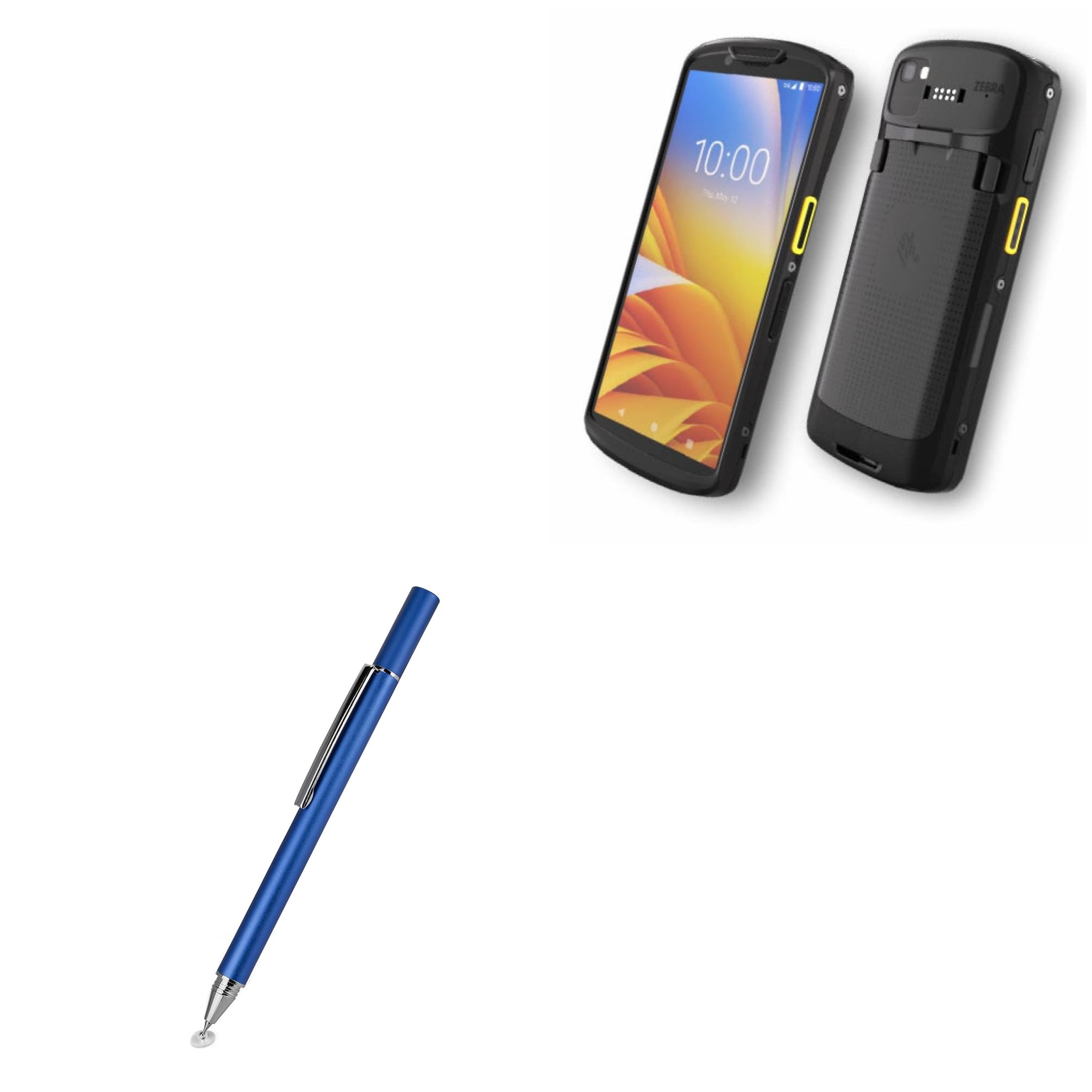 BoxWave Stylus Pen Compatible with Zebra TC53 - FineTouch Capacitive Stylus, Super Precise Stylus Pen - Lunar Blue