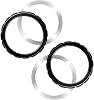 Central Lock disc Brake Rotor Lock Ring 2 PCS, Fit for All Campagnolo M1-101B and Fulcrum disc Brake Wheels, AFS disc Brake Wheel Set, Disc Lock Ring for Bicycle Accessories
