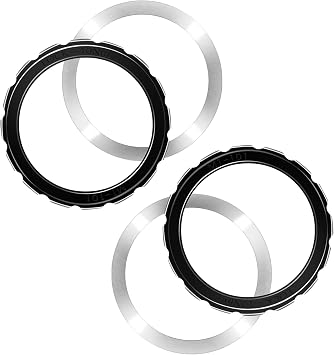 Central Lock disc Brake Rotor Lock Ring 2 PCS, Fit for All Campagnolo M1-101B and Fulcrum disc Brake Wheels, AFS disc Brake Wheel Set, Disc Lock Ring for Bicycle Accessories
