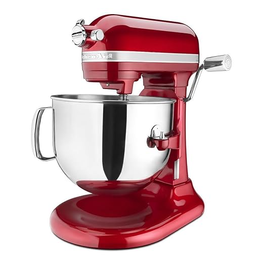 KitchenAid KSM7586PCA 7-Quart Pro Line Stand Mixer Candy Apple Red