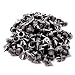 100 1/4 inch (6mm) Black Steel Track and Cross Country Spikes
