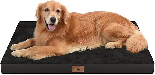 Miniatura 136 de Cama Ortopédica para Perros de Exterior para Perros Medianos y Gatos, Tapete Plano Impermeable para Mascotas con Espuma de Caja de Huevos y Funda