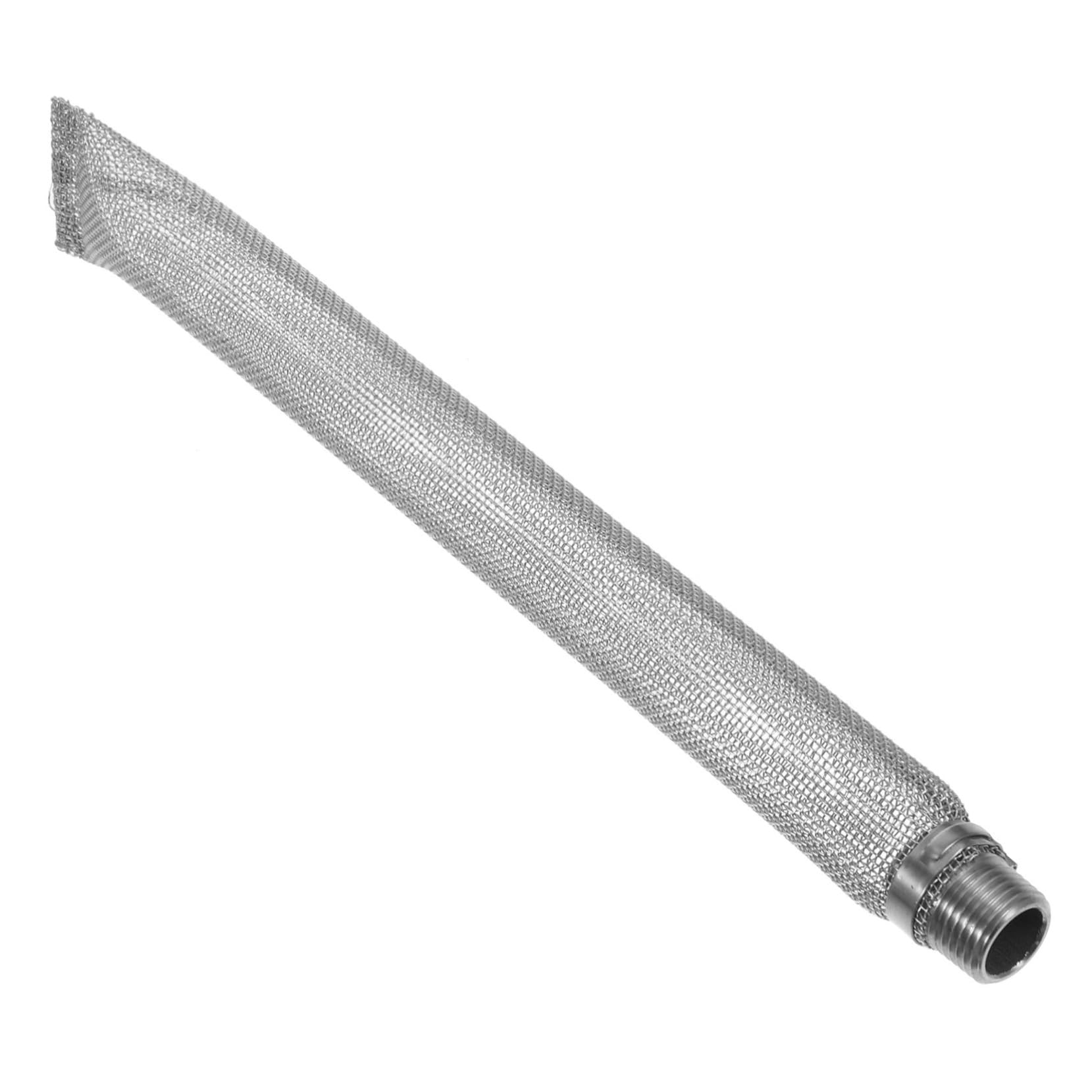 GRIRIW Stainless Steel Beer Brewing Filter Tube 12 Inches Hops Filter for Home Brew Making