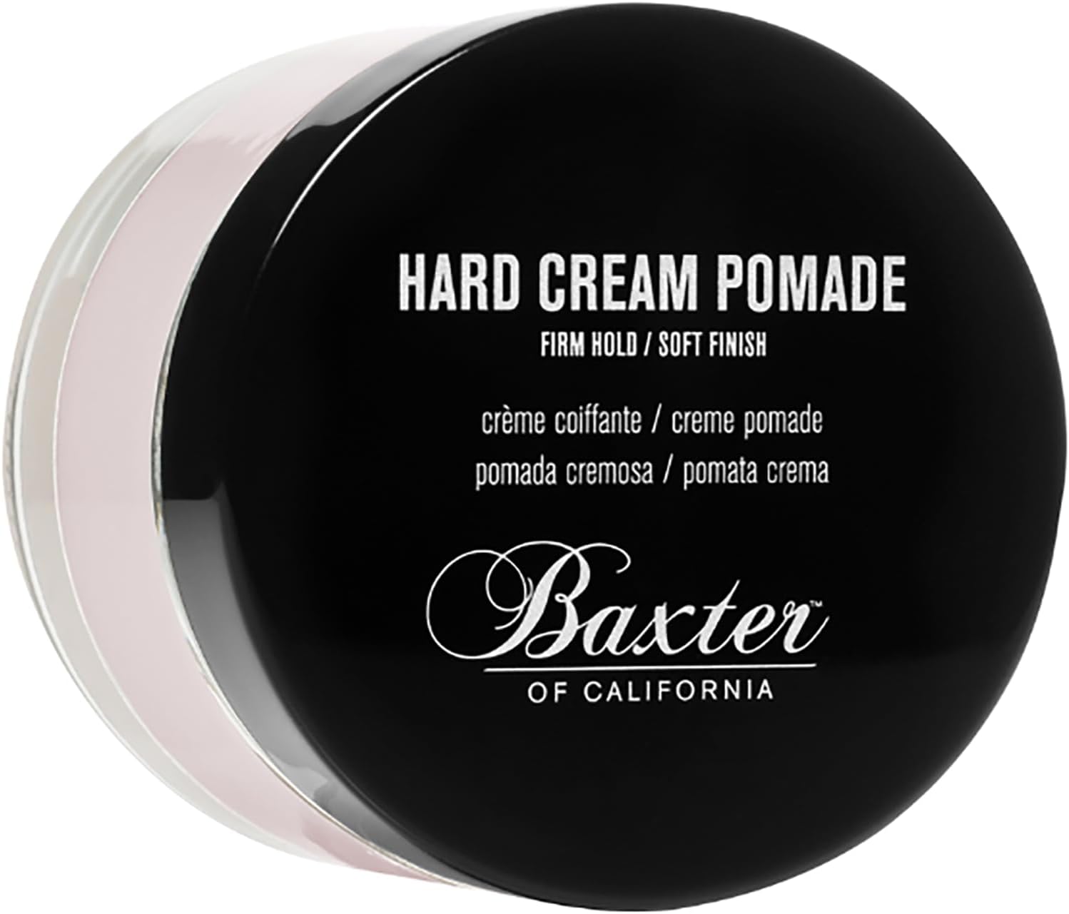 Hard Cream Pomade Firm Hold Natural Finish, 2 oz