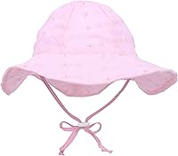 Vista 48 de SimpliKids Sombrero de sol para bebé de ala ancha con protección solar UPF 50+ UV Ray Azul claro #1