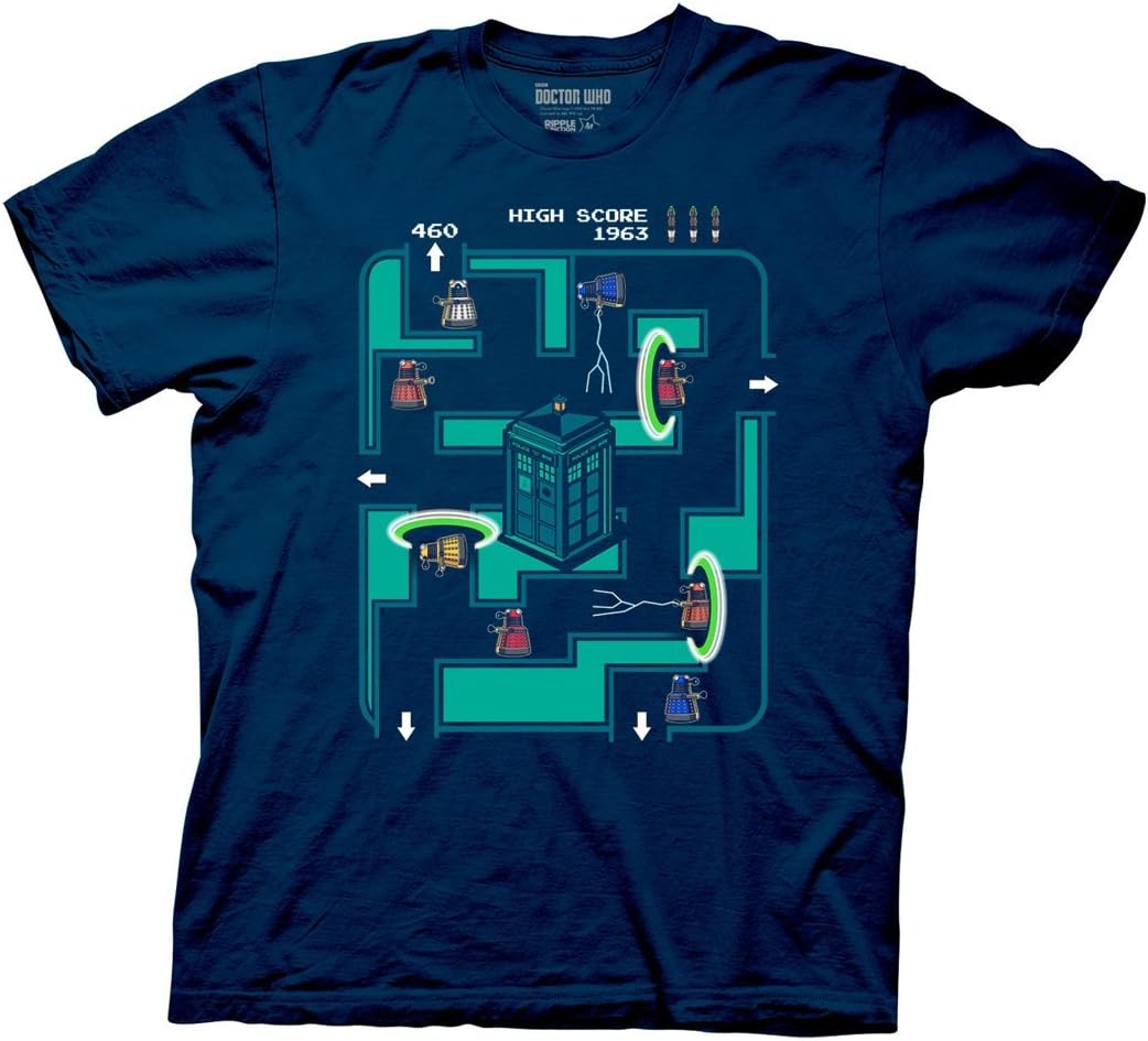 Ripple Junction Doctor WHO Worlds in Time Dalek Exterminate Adult T-Shirt