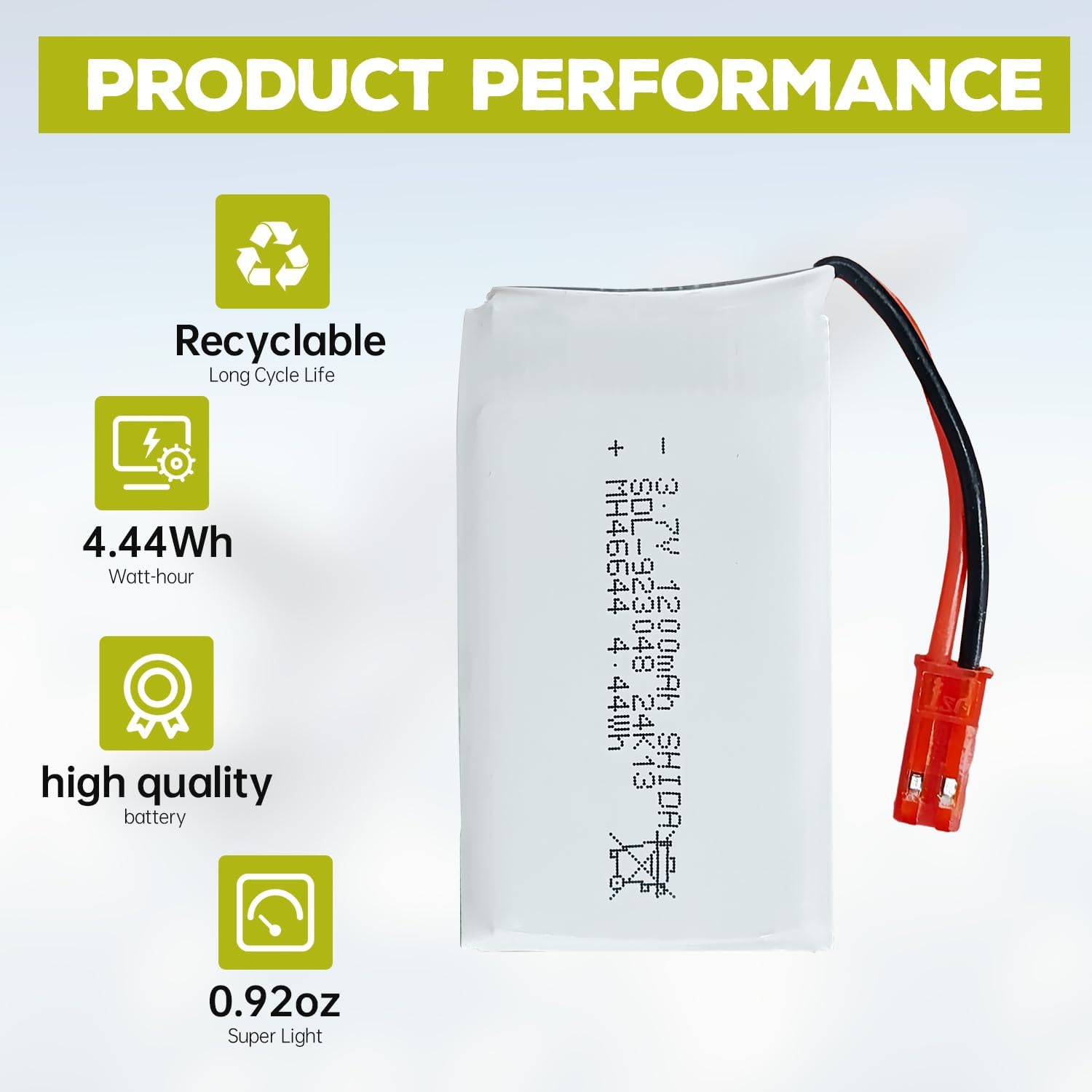 MJX 5PCS 3.7V 1200mAh 30C Lipo Battery with 5in1 Charger JST Plug for T04 T05 T25 V2400HD V2450FPV V2450GPS X900 X9TW RC Quadcopters