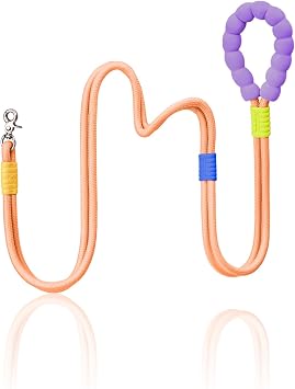 Hands Free Dog Leash, 5-in-1 Adjustable Waist Training Leash for Walking& Hiking Dual Lead Rope with Padded Handle,MGBR Rotating Metal Clip