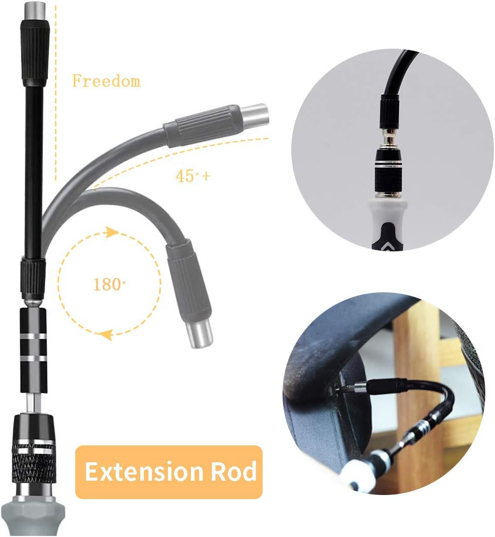 Precision Screwdriver Set -130 in 1 Small Magnetic Electronics Repair Tool Kit for Iphone Computer Xbox Macbook PS4 PC Phone Mobile Eyeglasses Laptop Cell, Gifts for Men Dad Boys, Kit de Herramientas : Electronics