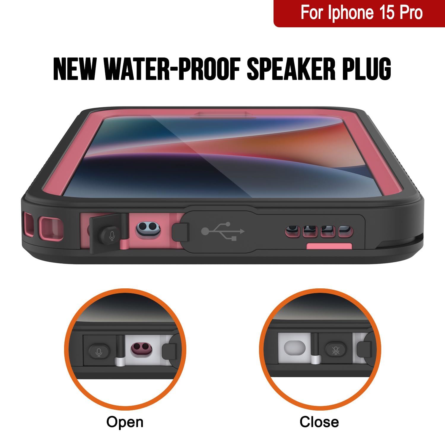 Amazon.com: PunkCase for iPhone 15 Pro Waterproof Case [Extreme