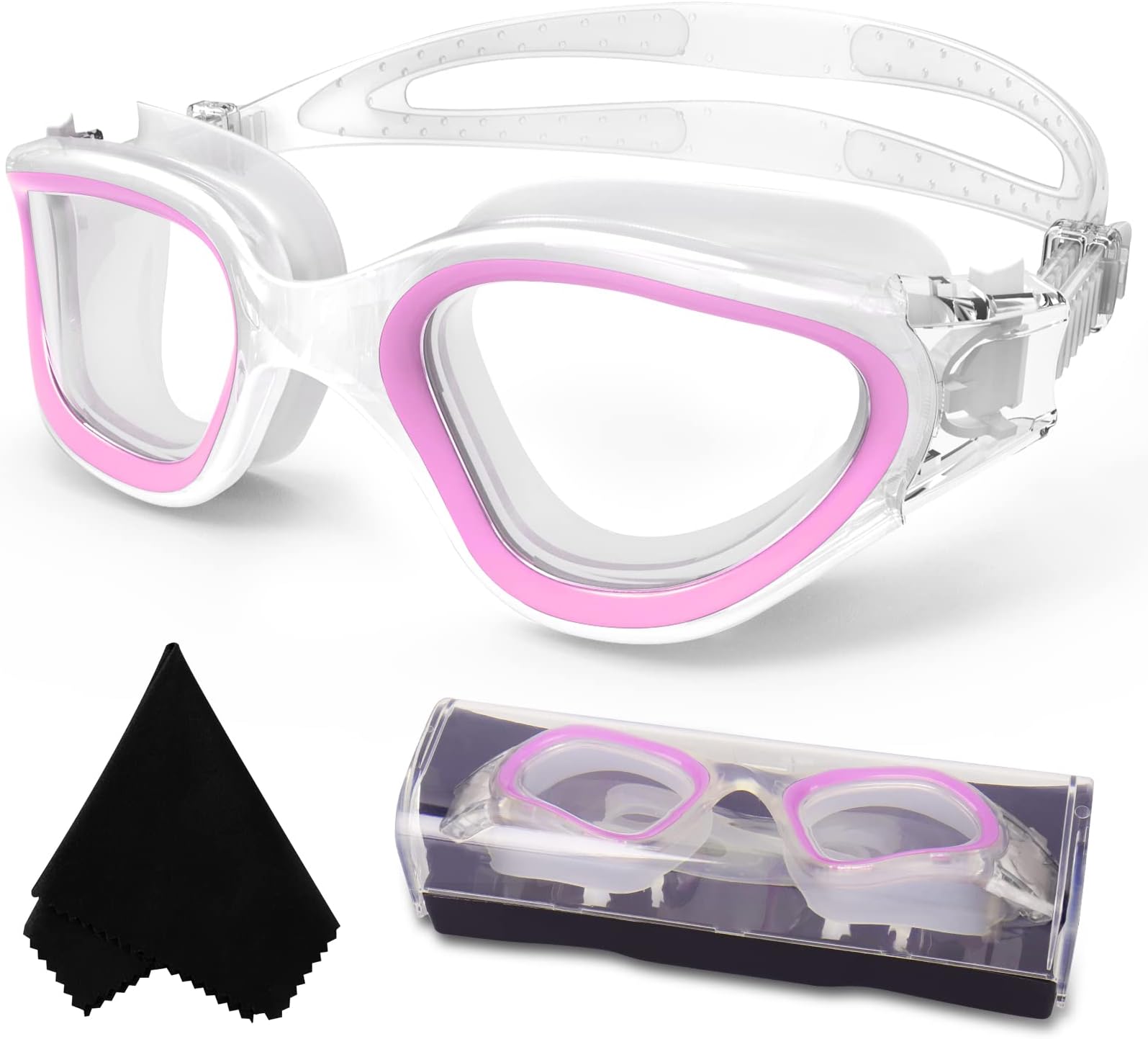 WIN.MAX Swimming Goggles Swim Pool Goggles Anti Fog Anti UV No Leakage Clear Vision for Men Women Adults Teenagers