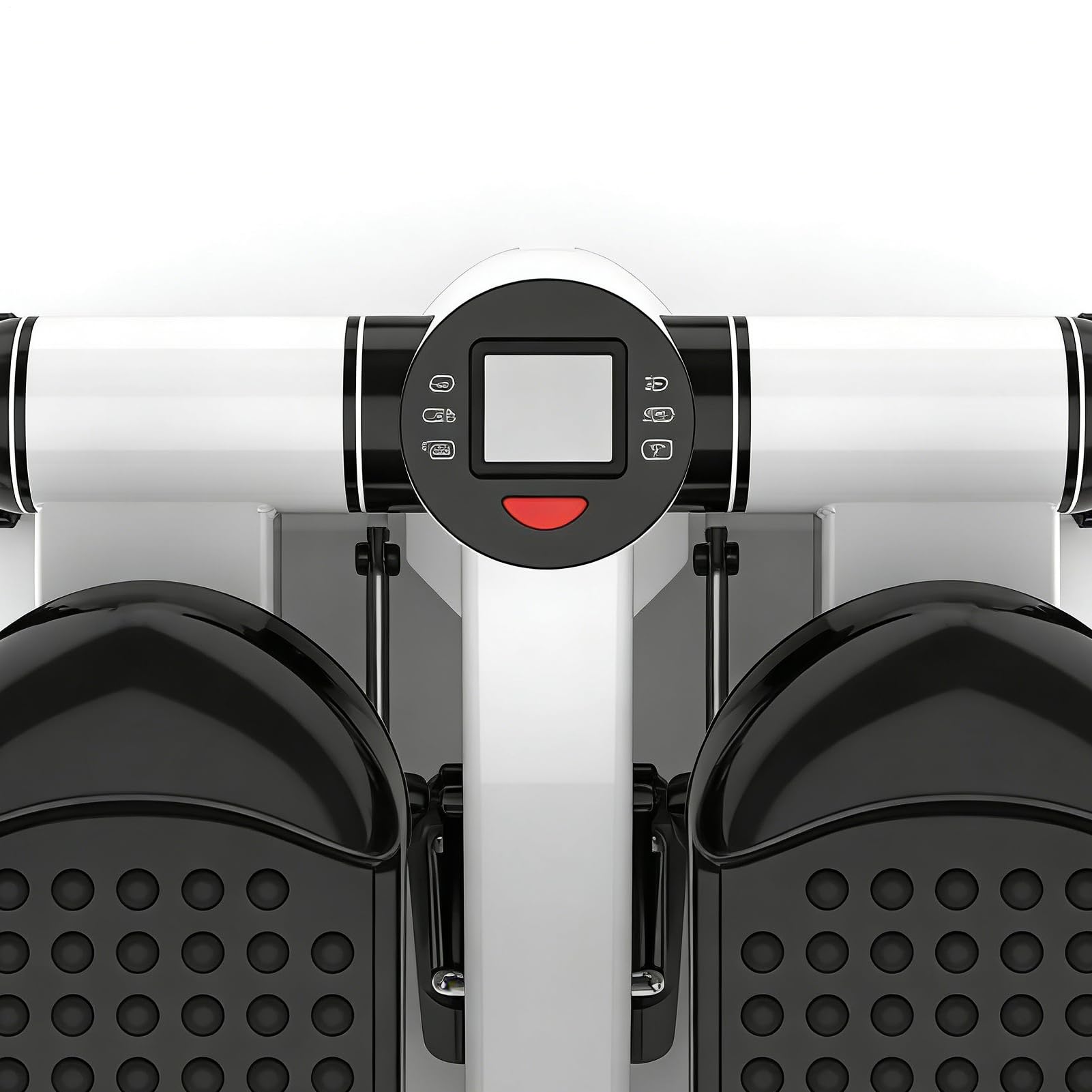 Stepper | Strumento di sollevamento pesi, silenzioso, portatile, regolabile, con schermo LCD, per allenamento quotidiano, yoga, palestra, ufficio, appartamento, viaggi, interni