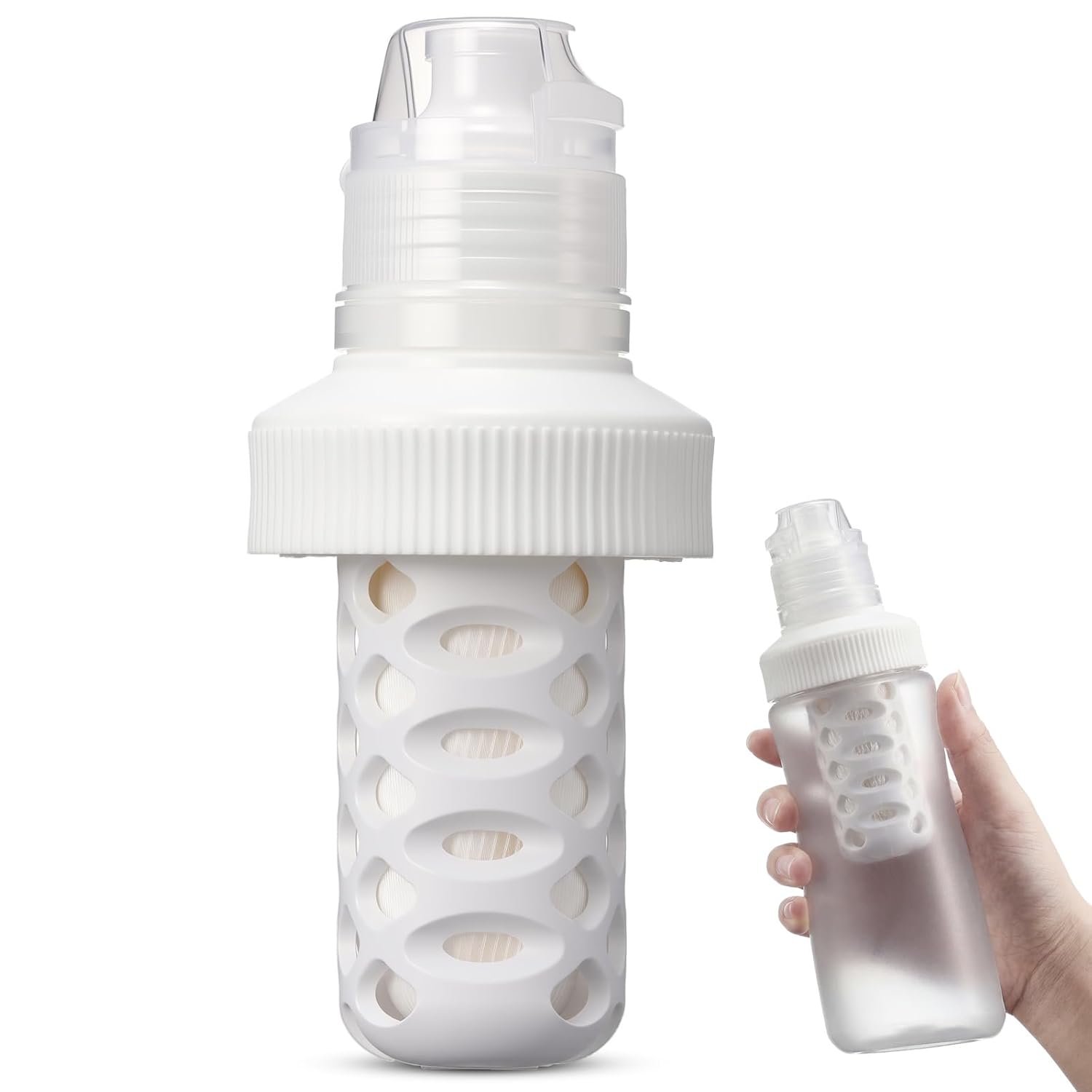 Amyhill 4 Pack Water Filter Cartridge Compatible with Katadyn Befree - 2L/min Open Flow 1000L Capacity 42mm Openings Wide-Mouth Bottle Filtration for Outdoor Hiking, Sports, Running & Cycling