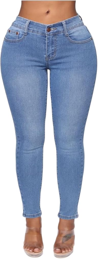 Qinvern Pantalones Vaqueros Ajustados Modernos para Mujer, Moda clásica,  Lavada a la Piedra, Adelgaza instantáneamente, Levantamiento de glúteos,  Pantalones Desgastados deshilachados: Amazon.es: Ropa