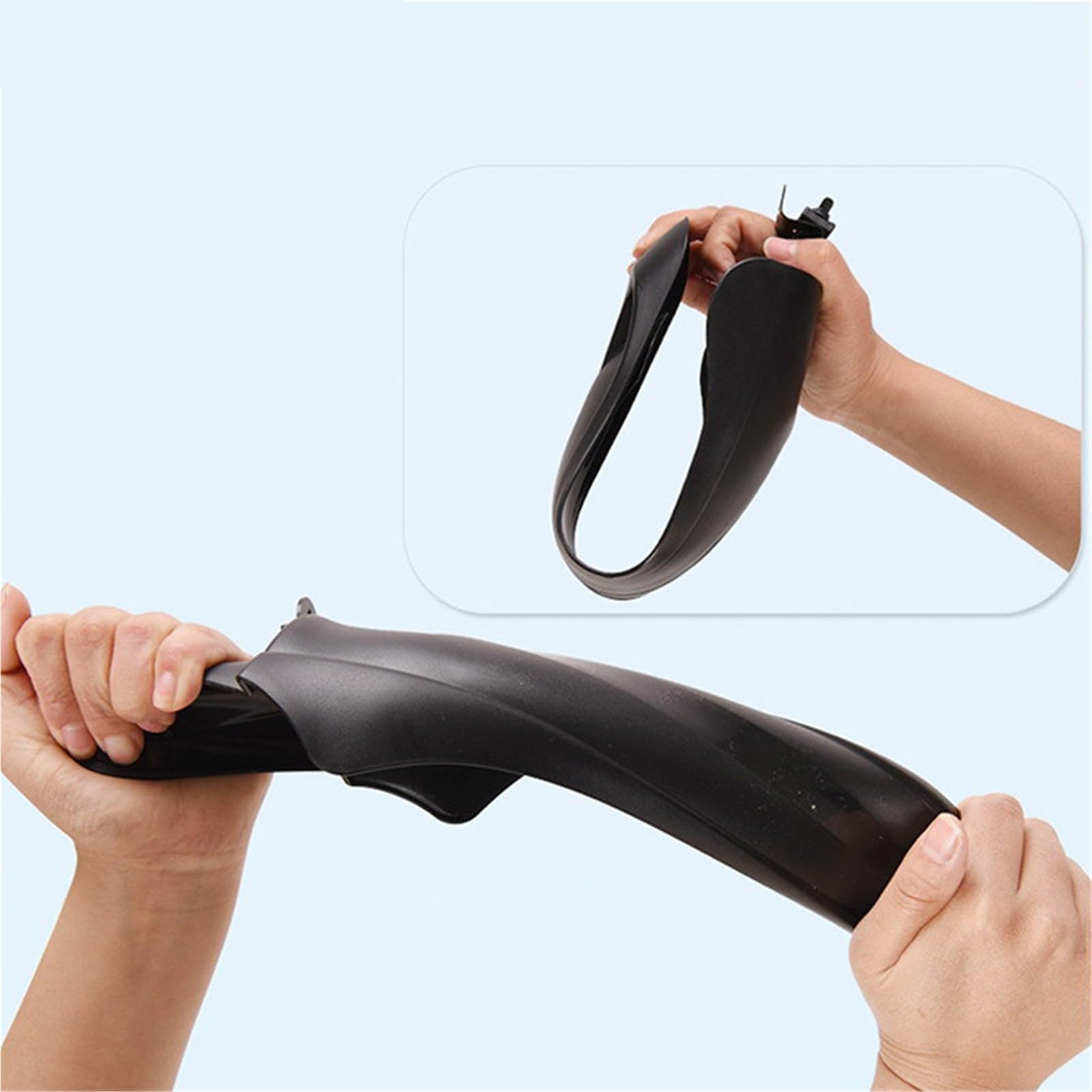 Guardabarros para Bicicletas Guardabarros Delantero y Trasero para Bicicleta de montaña, Protector de liberación rápida para Rueda de neumático salpicaderos Delantero Trasero