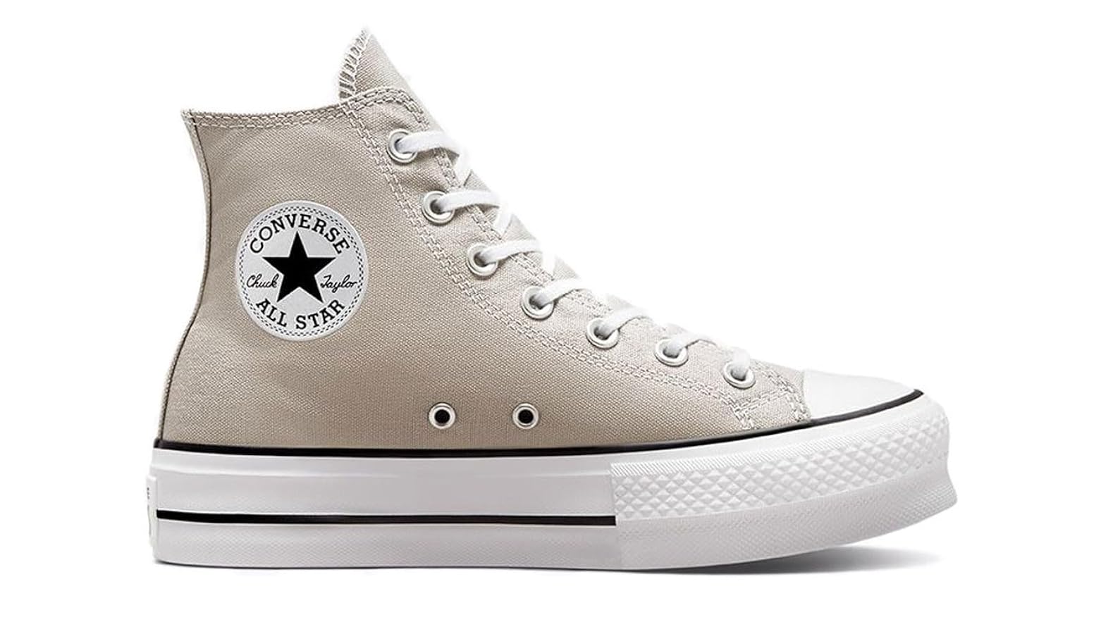 converse beige mujer