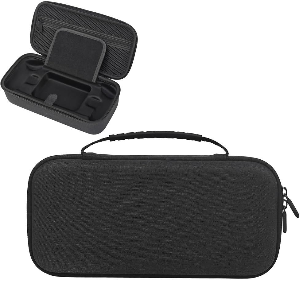 Portable High-density Snowflake Fabric+EVA+Velvet Handheld Case for ROG XBOX Ally/Ally X Game Console Gaming Accessories Protective Scratch-resistant Shockproof Anti-Drop Storage Bag